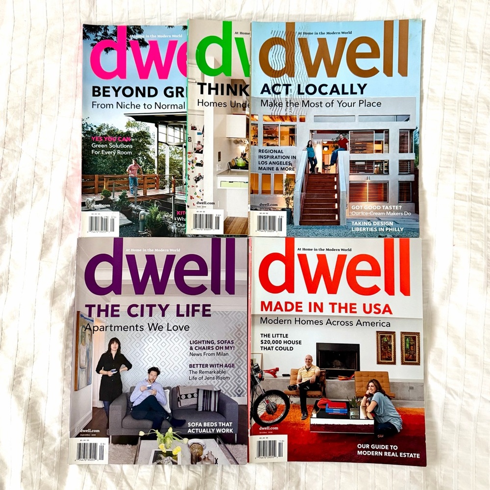 Dwell Magazine - 2009 Set of 5